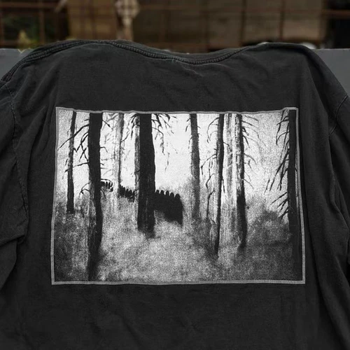 Imagen 2 del producto Camisetas de calle para hombre, ropa estampada, camisetas de manga larga, moda informal, camisetas Retro americanas Y2k, camisetas de gran tamaño, ropa para hombre