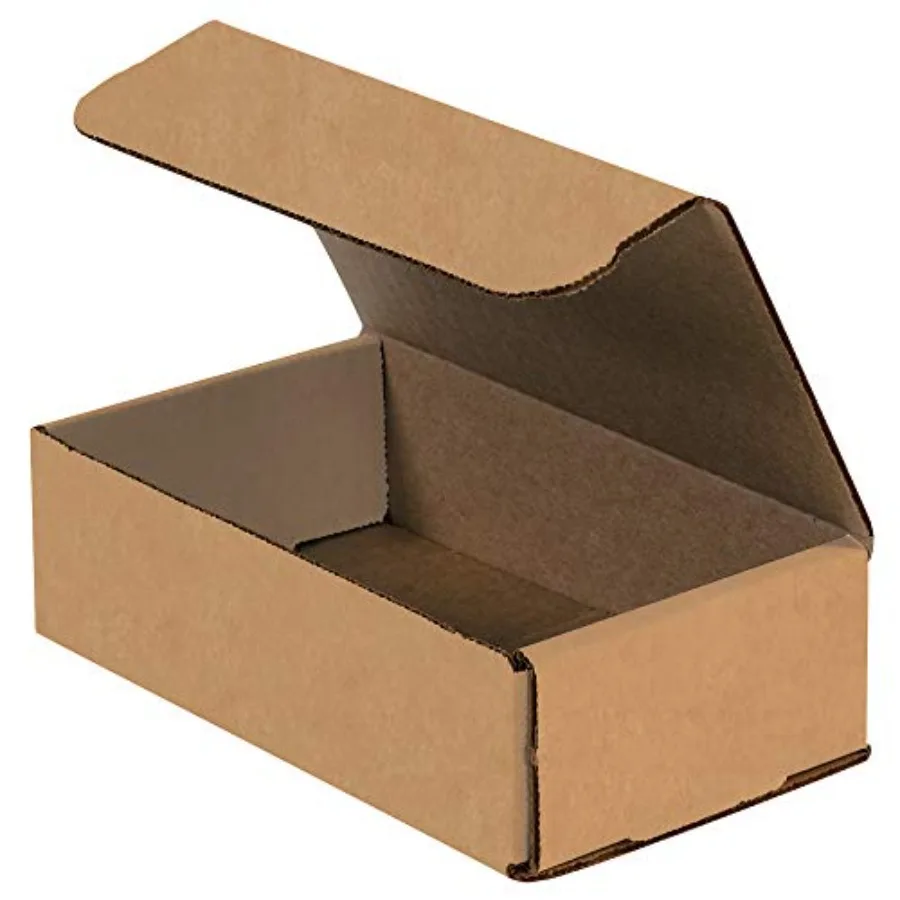 

Картонные почтовые коробки из гофрированного картона Kraft, 7 x 4 x 2 дюйма, упаковка 50 шт., ударопрочные, для отправки, почтовых отправлений и хранения BM742K