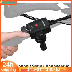 AODELAN Lanc Camcorder Zoom Controller Video Camera Zoom Video Recording Remote Control with 2.5mm Cable for Sony Canon Panasoni