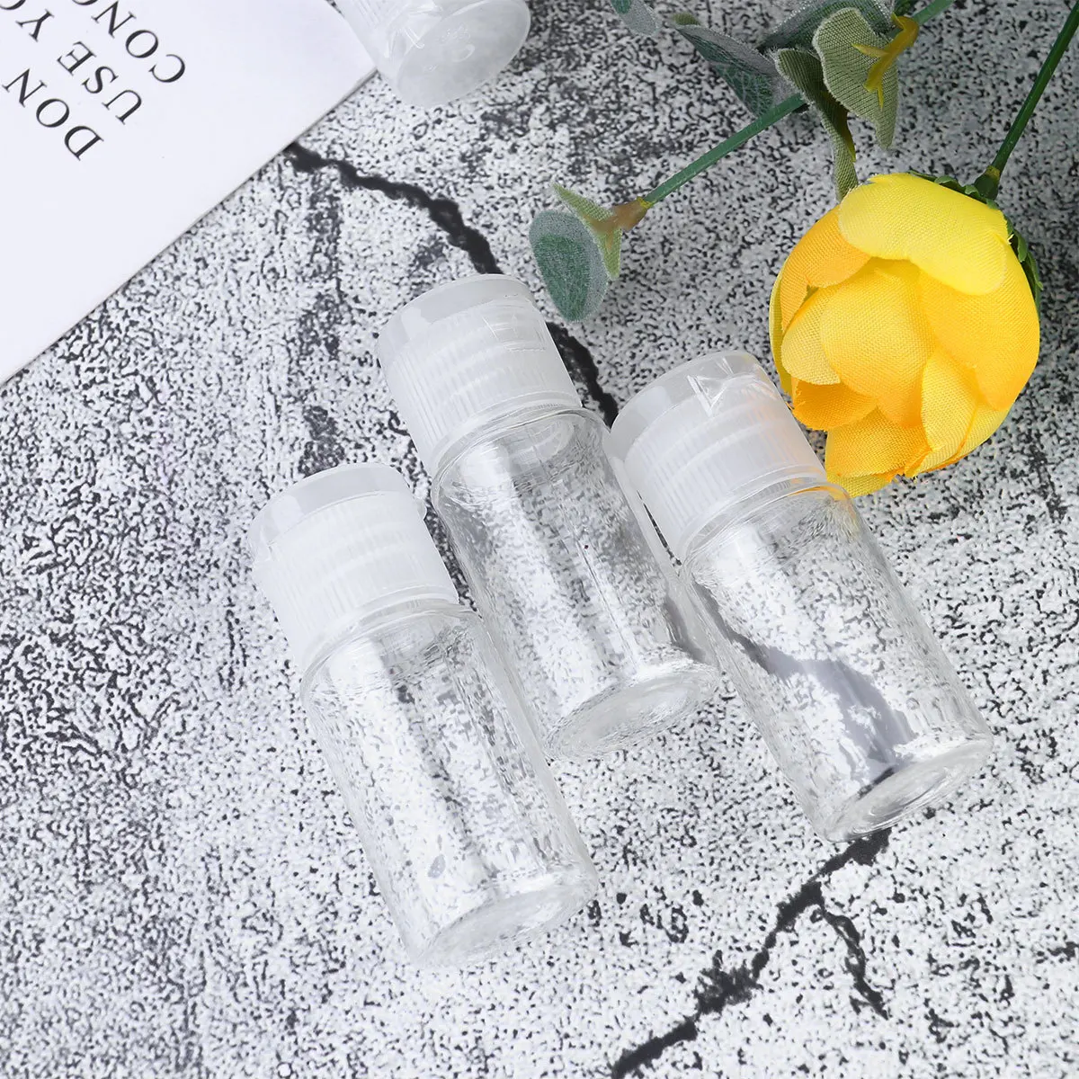 20 garrafas recarregáveis compactas dos pces 10ml para viagens e uso ao ar livre portátil maquiagem e cuidados com a pele dispensador de água eco-amigável