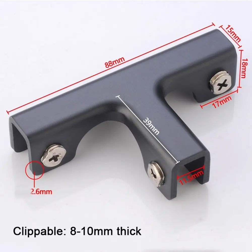 New Aluminum Alloy Angle Corner Code T-cross Reinforcement Glass Clip Rustproof L-type Corner Guard Glass