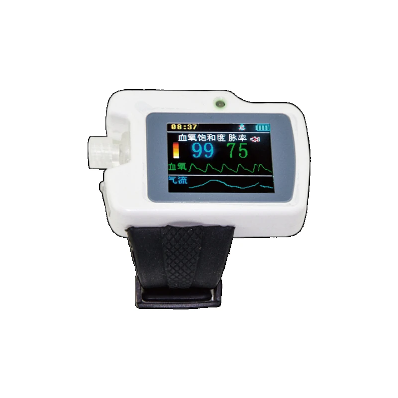 Medical sleep breathing screening device, sleep recording monitor, multi-channel sleep parameter recorder, blood oxygen pulse