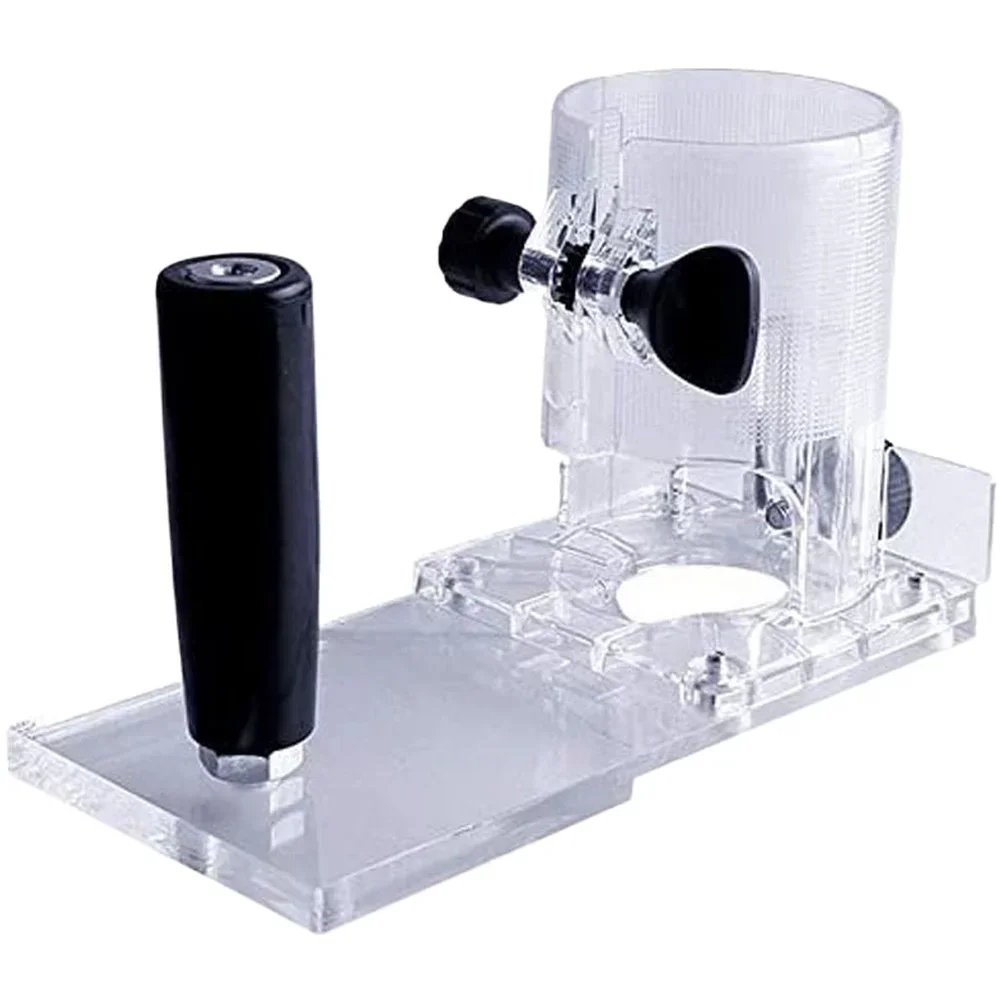 Trimming Machine Transparent Base Cover Replacement For Edge Trimmer Woodworking Engraving Machine Electric Tools Spare Parts
