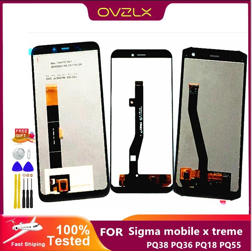 New Original Touch Screen LCD For Sigma X-TREME PQ55 PQ38 PQ18 Display Replacement Parts + Free Disassemble Tools