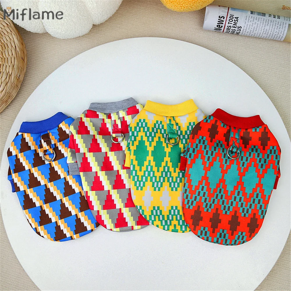 

Miflame Puppy Hoodies Autumn Dogs Clothes Pomeranian Chihuahua Towable Small Dogs Sweatshirt For Pets Clothing Casual Cat Outfit