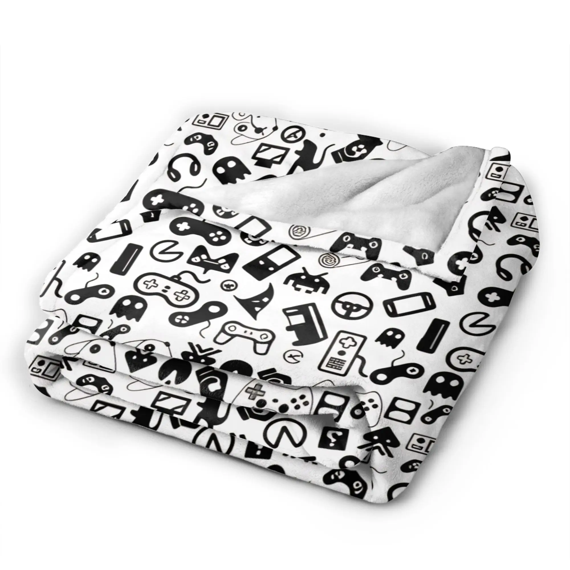 The Evolution of Video Game Blanket  Warm Soft Novelty Plush Bedding Throws For Boy Girl Outdoor Flannel Bedspread Bed Cover