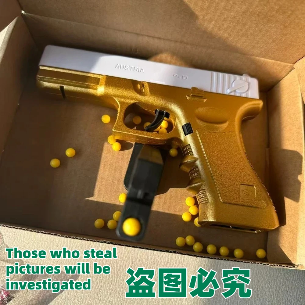 White Gold 2026 New Toy Handgun Infrared Feature Outdoor Activity Toy