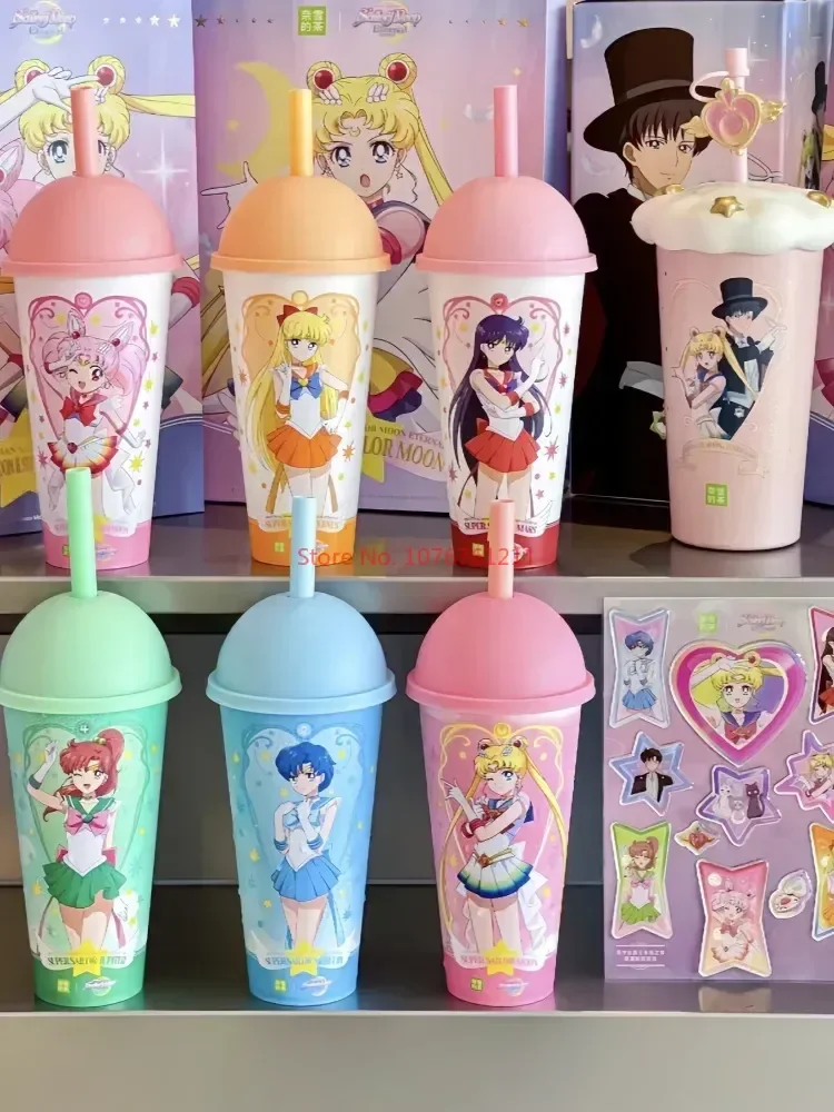 Hot Sailor Moon Joint payment Changing Color Cup The Clouds Insulation Cup For Girl Girlfriend Kids Birthday Gift