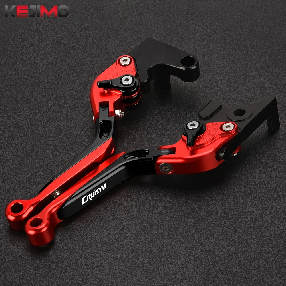 2026 2025 motorcycle For SYM CRUiSYM 300 / 250/ 125/150X 300i 2017- 2024 Adjustable Brake Clutch Lever Hand Grips Handlebar Ends