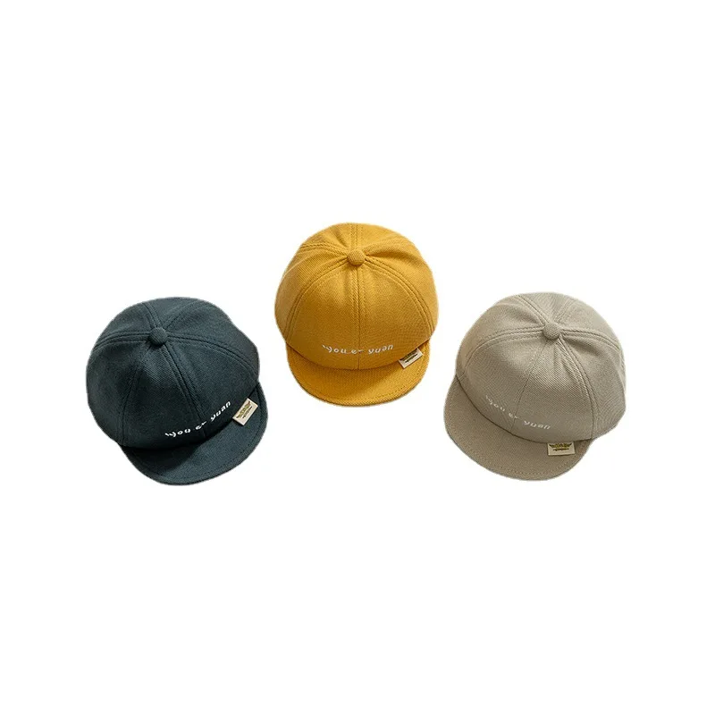 2024 New Fashion Letter Embroidery Baby Baseball Caps Cotton Sun Hats For Kids Boys Girls Spring Summer Children Hat