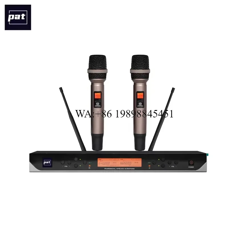 WMWMNU PAT Hotsale Wireless Microphone for Karaoke High Quality Professional UHF Handheld with AA Battery XLR Connector