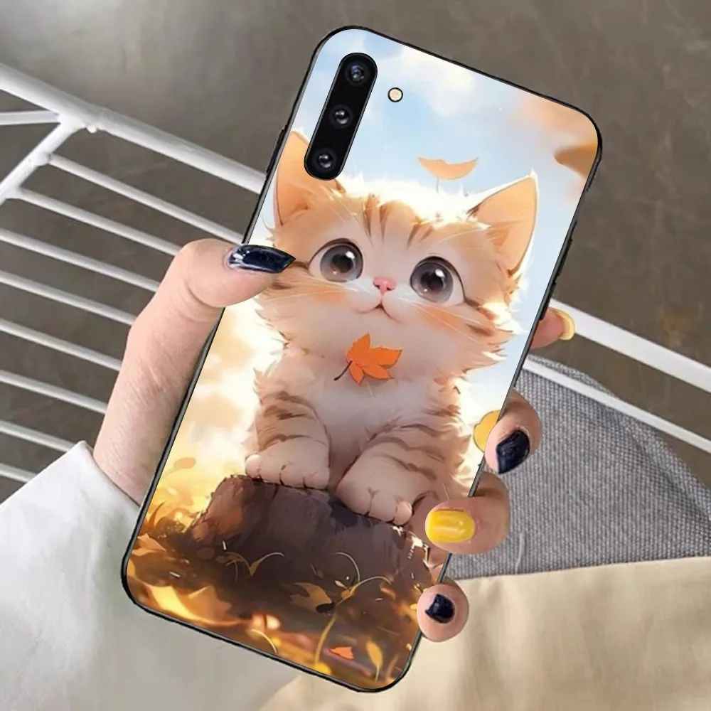 Autumn cat Phone Case For Redmi Note 4 X 5 A 6 7 8 T 9 9S 10 11 11S 11Epro Poco M3 pro