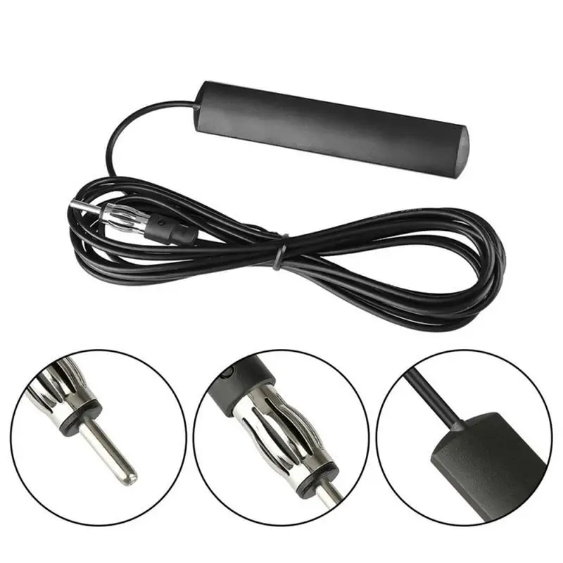 Universal Automotive Antenna 3/5M Length Car Antennas Booster Adapter Vehicle Auto Signal Improvement Device Stereo Receiver 