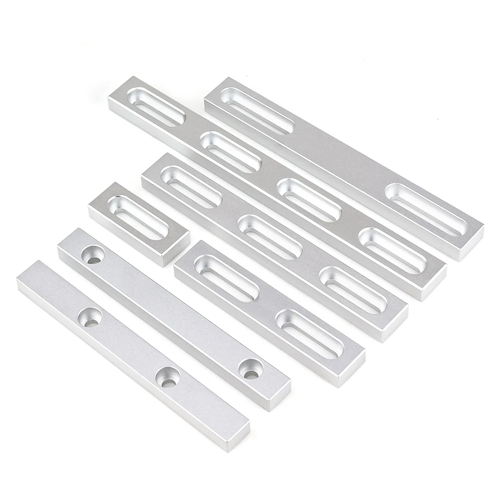 2Pcs/Set Aluminum Positioning Strip Tool CNC Baseboard Table Fixture Tool for Fiber Laser Marking Engraving Machine CNC Part