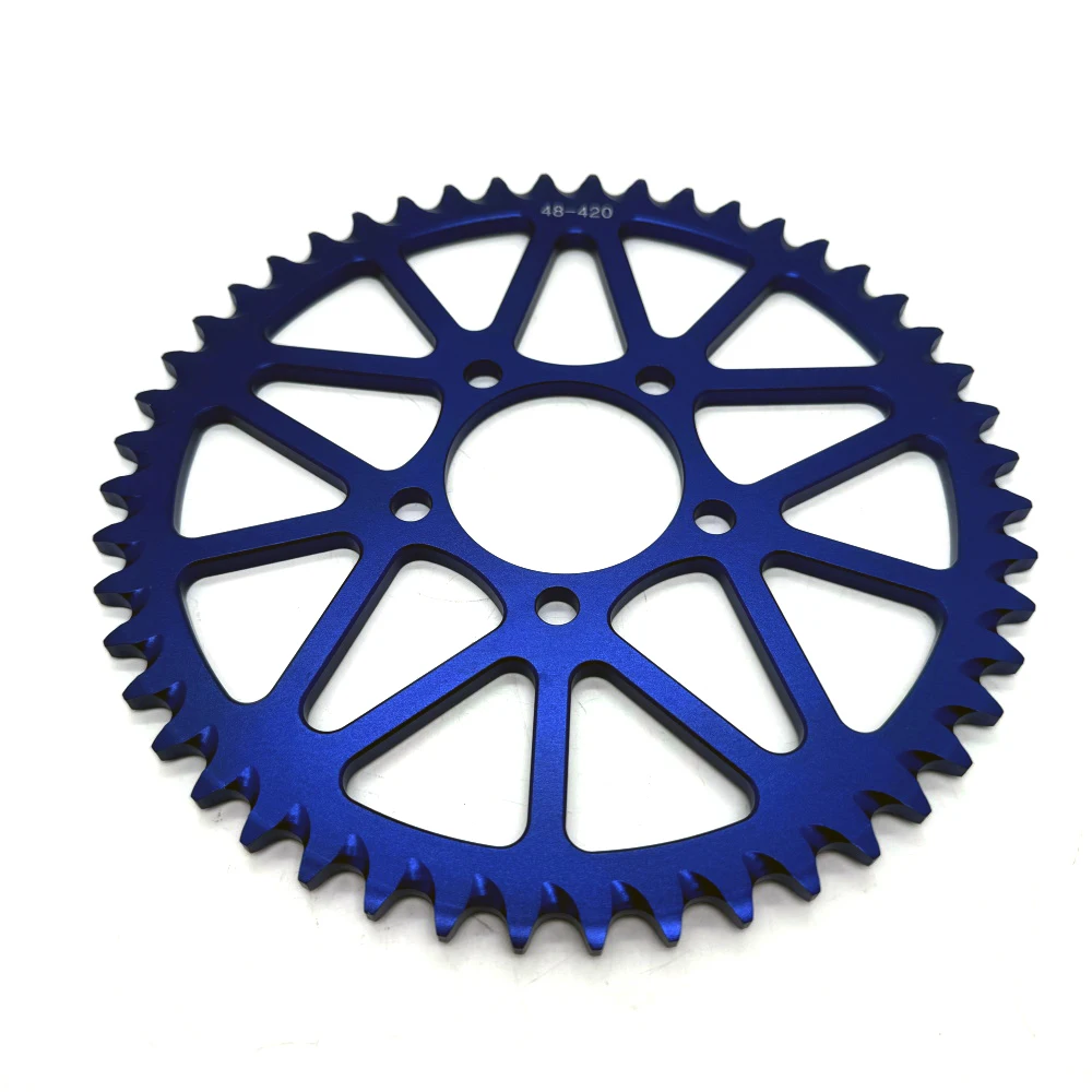 48T / 58T / 64T Aluminum Rear Sprockets for Electric Dirt Bikes, Upgrade Parts, Electric Motorcycle Parts