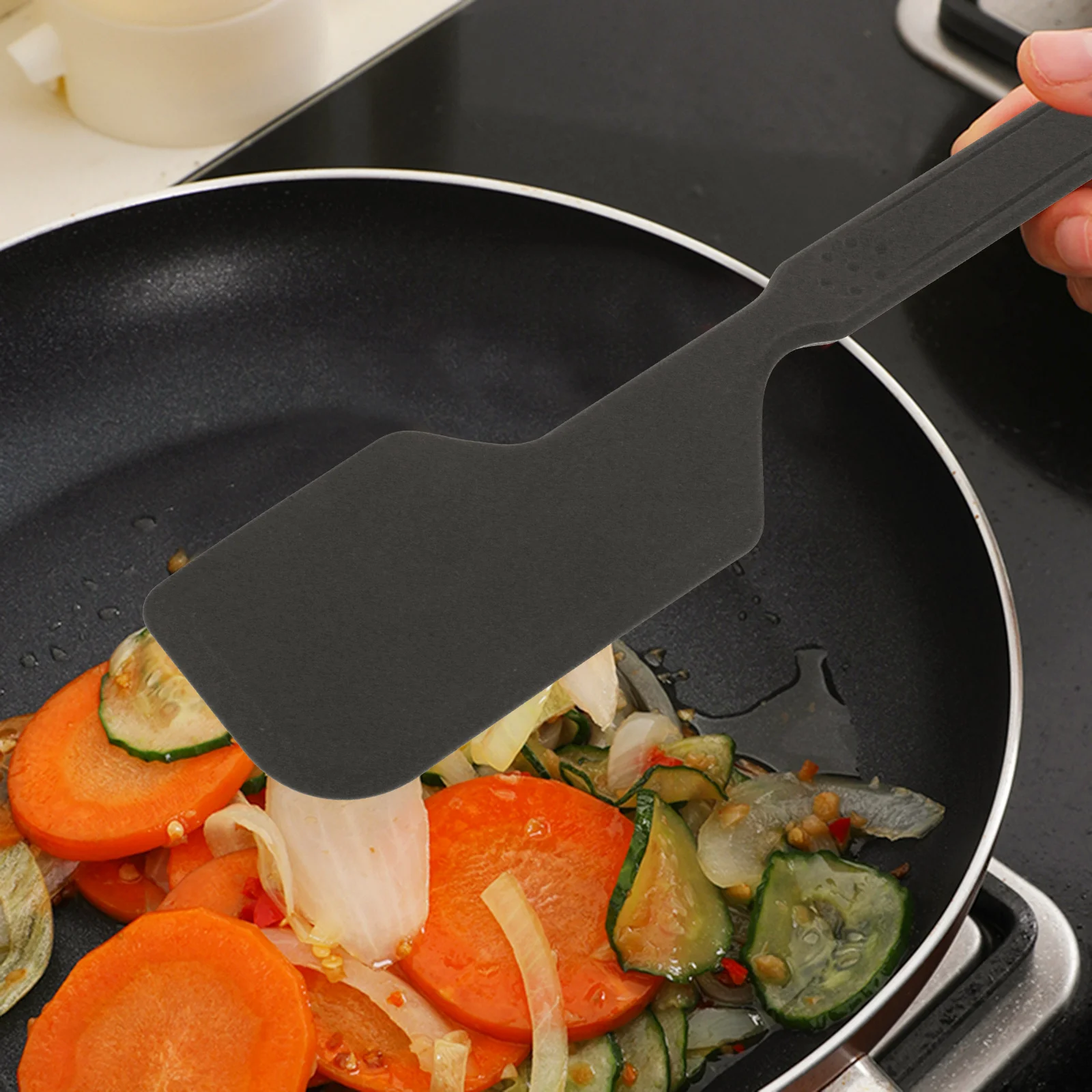 

Silicone Butter Spreader Baking Scraper Ergonomic Handle Non-Stick Lightweight Kitchen Utensil Cake Cream Mixing Baking Supply