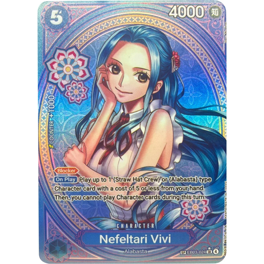 ONE PIECE Collection Cards EB03 Nami Boa Hancock SP EN  High Quality  DIY Self Made Game Anime Cards Gift Toy image 6