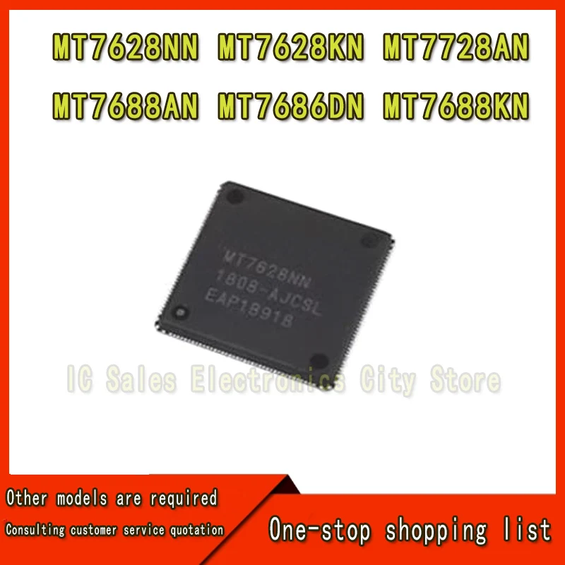 (1 Stuk) 100% Nieuwe Mt7628nn Mt7628kn Mt7728an Mt7688an Mt7686dn Mt7688kn Qfn Chipset