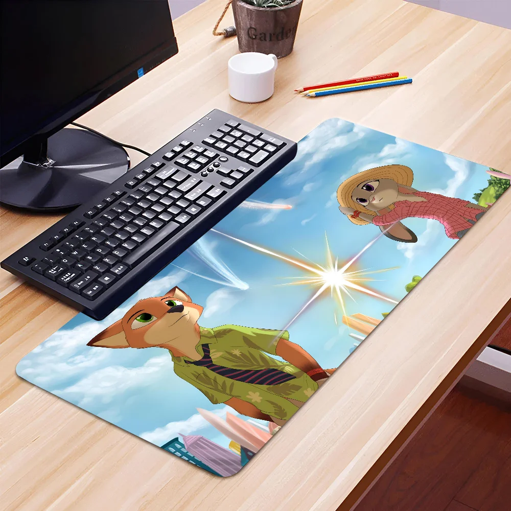 HOT CARTOON Cute cool Zootropolis Mousepad  non-slip suitable for office computers laptops e-sports game desk mats XXL Keyboard