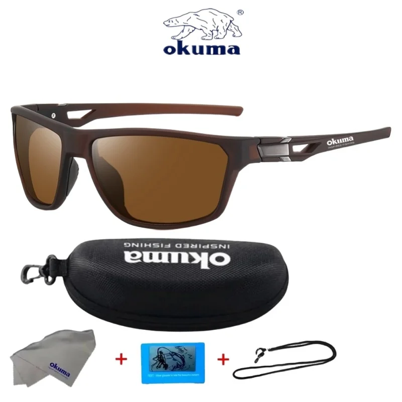 Okuma Hochauflösende Polarisierte Brille UV400 Anti-Streulicht, geeignet für Outdoor-Aktivitäten wie Radfahren, Angeln und Autofahren, etc.