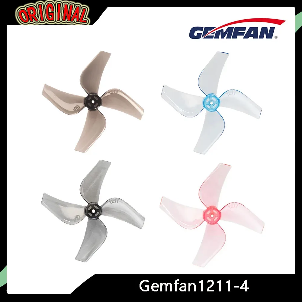 4 paia Gemfan 1211-4 attacco 31 mm - foro 0,8/1 mm per RC FPV Racing/Freestyle e Cinehoop Drone