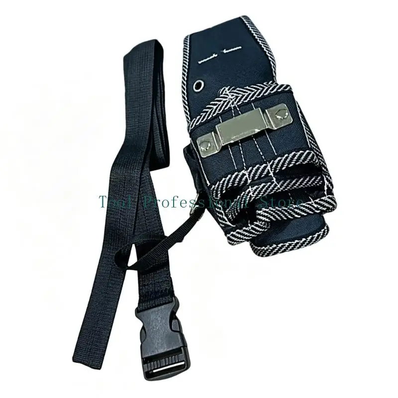 

57QF Heavy Duty Nylon Cloth Waist Tool Belt For Construction Workers Fabric Build