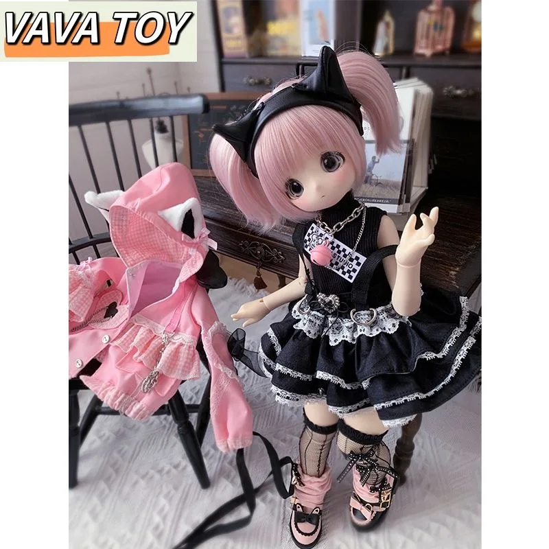 

BJD Doll Clothes 1/4 1/6 1/5 Sweety Girl Dress Suit Anime Game Cosplay Handmade Product Toys Accessories Free Shipping Items