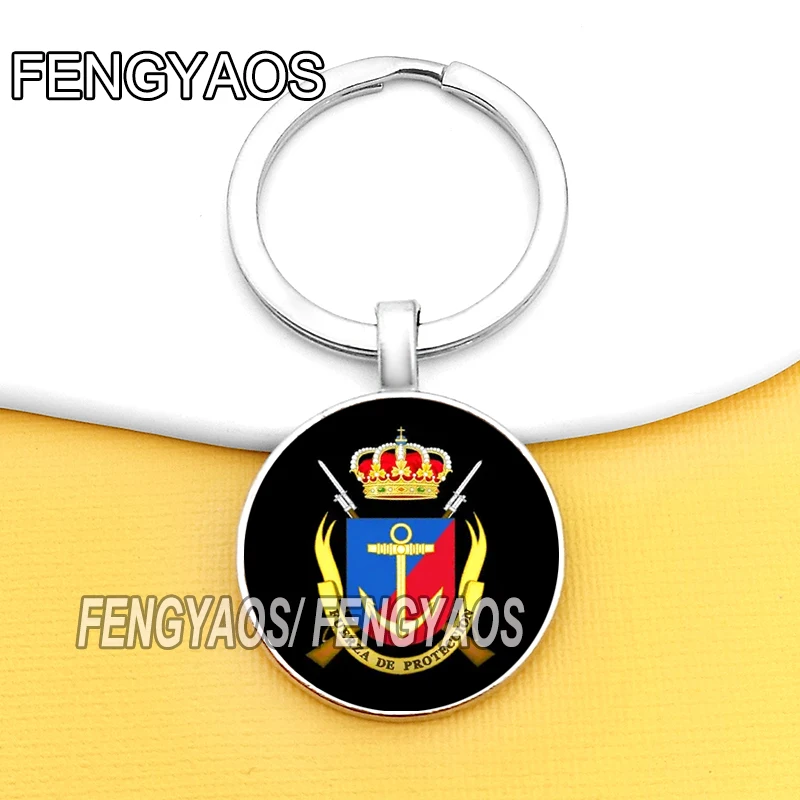 Spanish Legion Keychains Spain Flag Key Chain for Men and Women