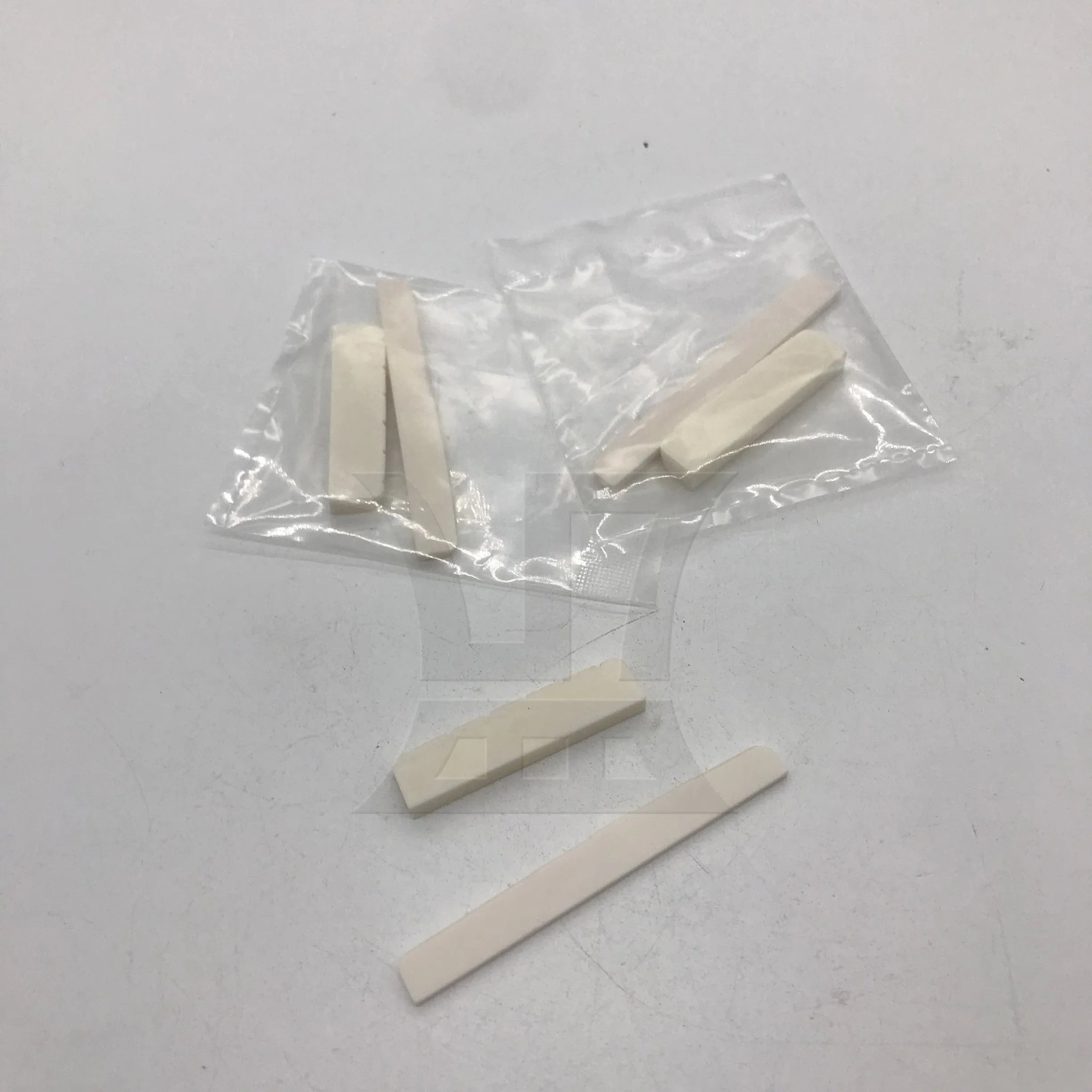 

Yibuy 3 set of White Bridge Saddle and 50mm Slotted Nut Set for Classical Guitar