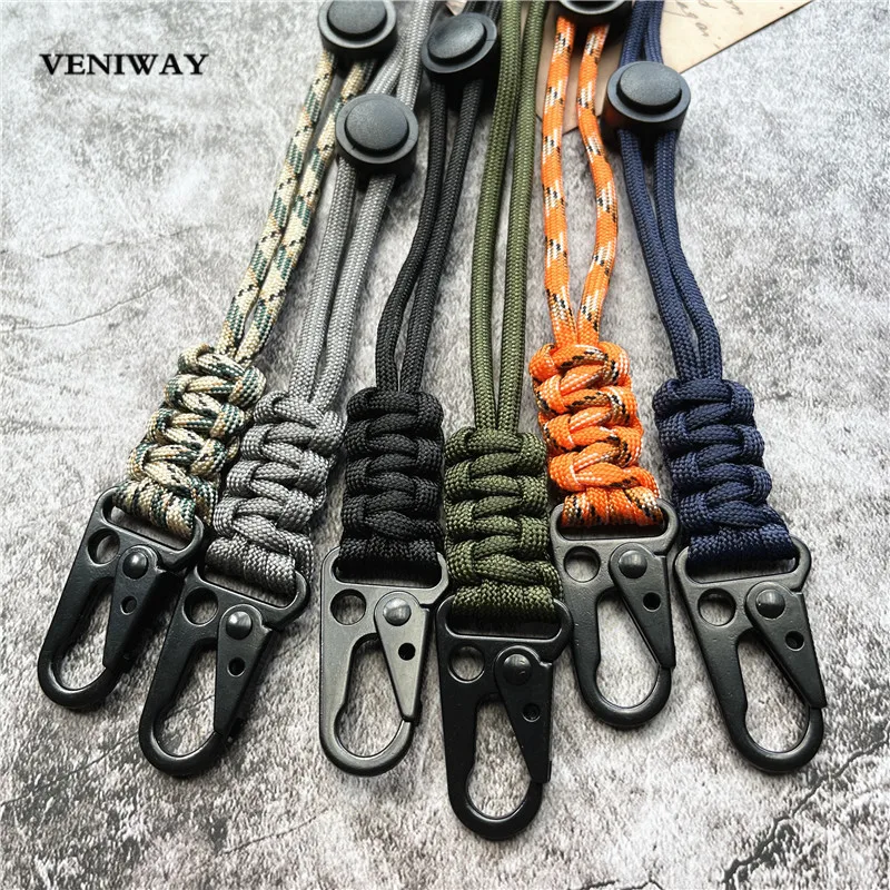 Lanyard Heavy Metal Keyring Adjustable Keychain Handmade Credential Holder Mobile Phone Hanging Neck Strap Anti-lost Key Chain