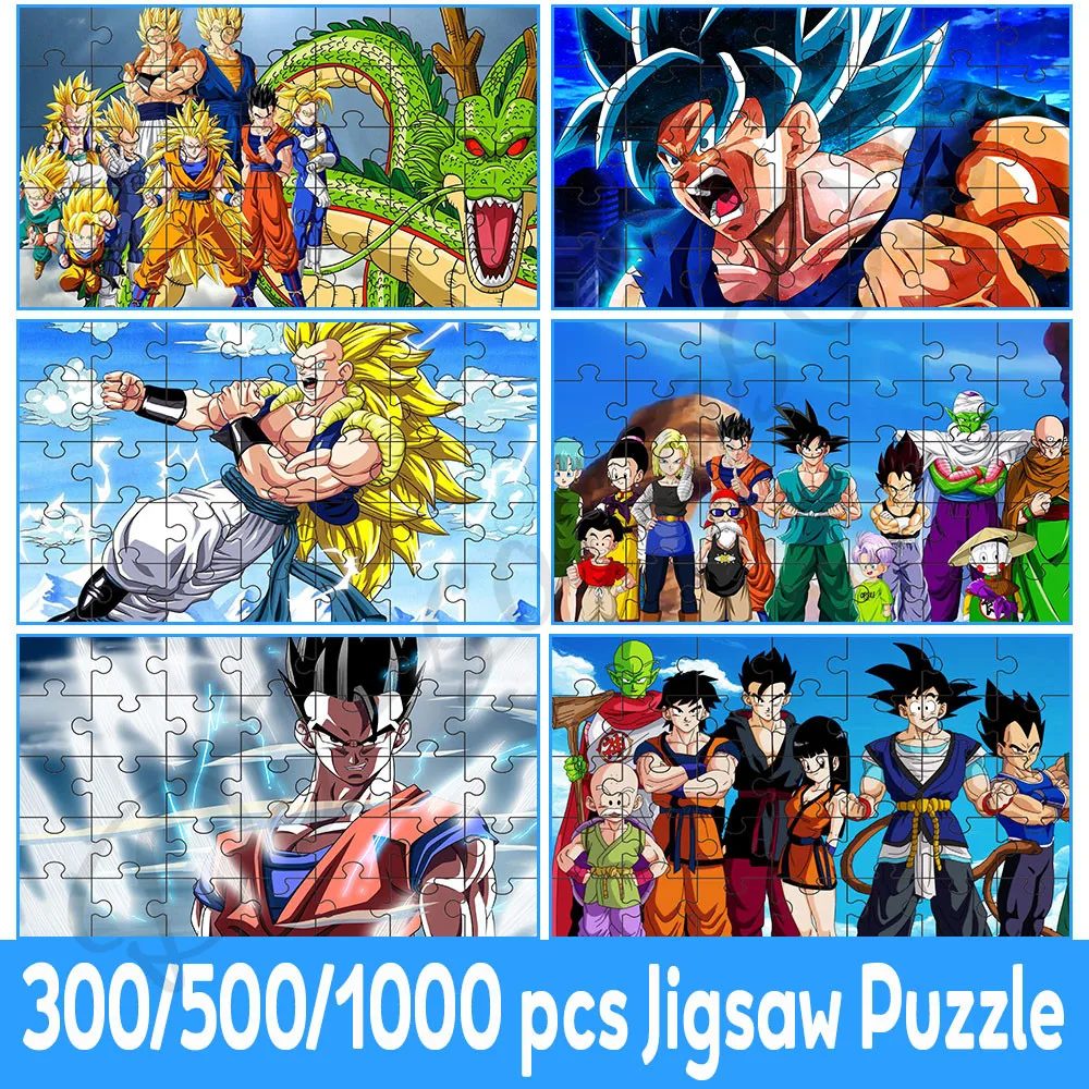 

Пазлы для детей 300/500/1000 шт. бумажные Пазлы Bandai Dragon Ball Summon The Dragon Мультяшные картинки игрушки для декомпрессии