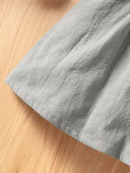 寶寶夏日時尚復古柔軟舒適透氣簡約連身裙 10 最佳銷售 寶寶生日禮服 - №9