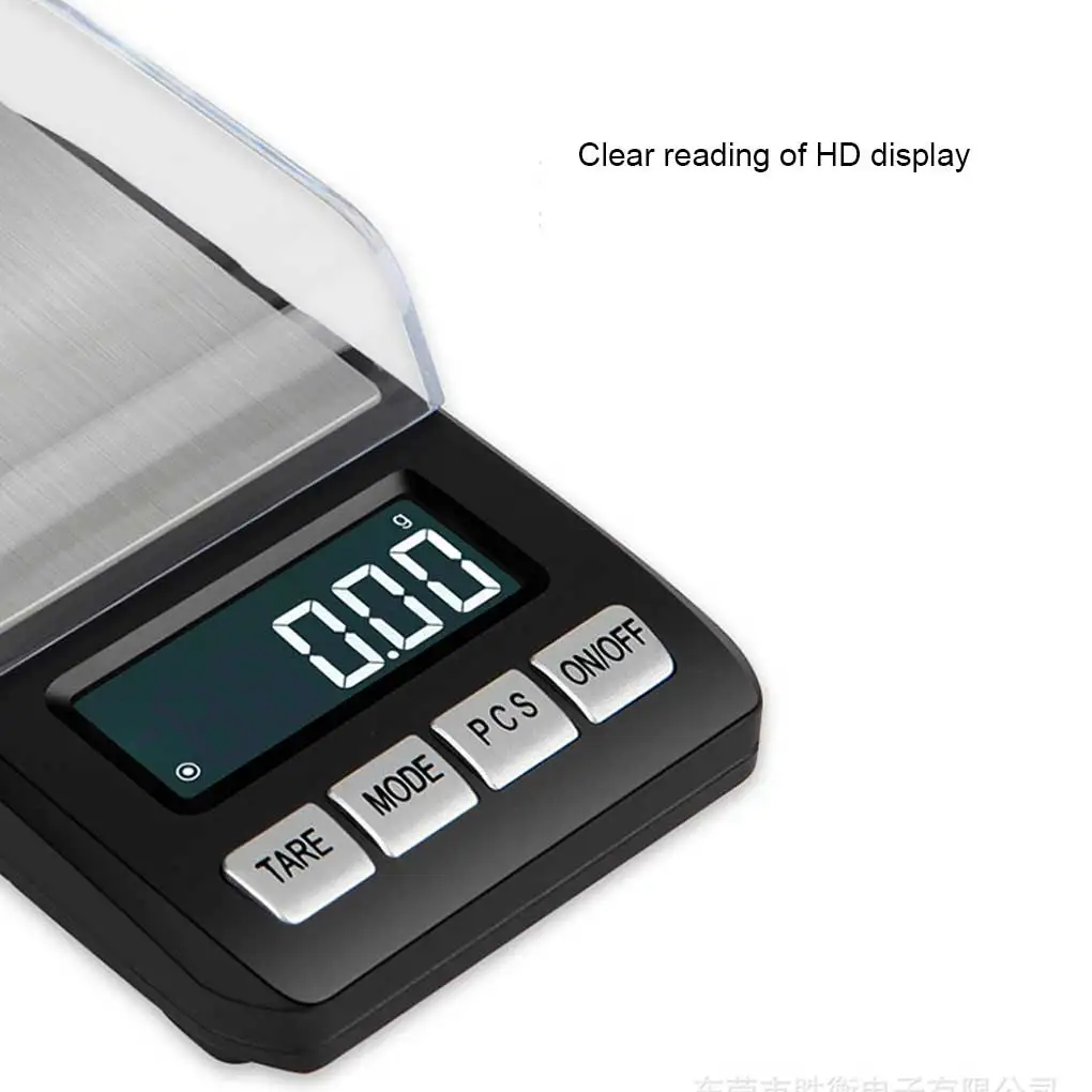 200g/0.01g High Precision Digital Scale Electronic Backlight Pocket Kitchen Scales Jewelry Accurate Tare Weighing Gram