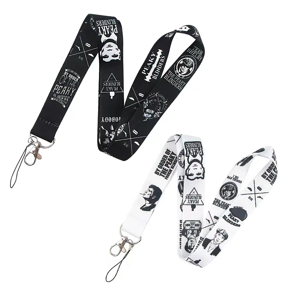 

10PCS American drama gangster Mobile Phone Straps Lanyard for Keys Keychain ID Badge Holder Hang Rope Keycord Webbing Ribbon