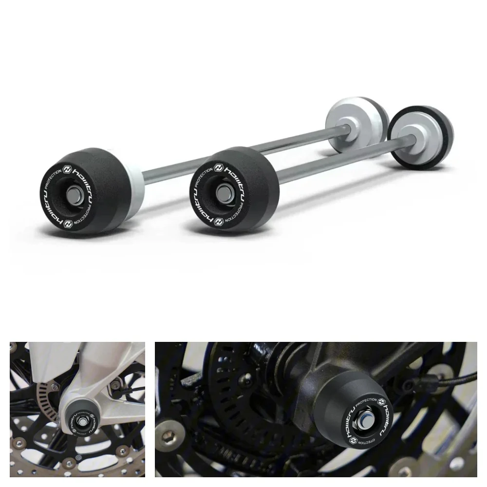 

For Kawasaki ZX-6R ZX636 2024-2025 Front Rear Axle Fork Sliders Motorcycle Frame Crash Protector Wheel Hub Anti-Collision