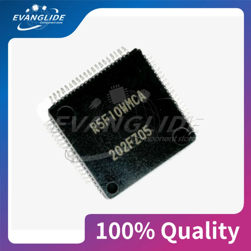2 PCS/LOT R5F10W Series R5F10WMCA/MD/MEA/MFA/MGA/LAA/LDA/LEA/LFA/LGA16Bit  LQFP-80 MCU