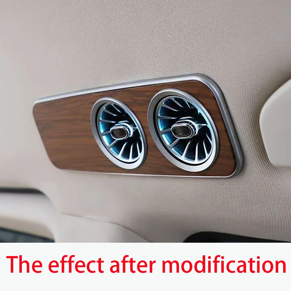 Interior Roof LED Air Conditioning Turbo Vent AC Outlet Trim  For Mercedes Benz V Class EQV Vito Viano Valente Metris W447 V250