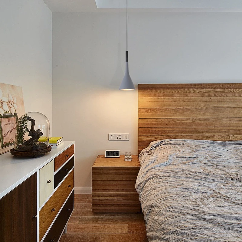 

Modern LED Pendant Light Bedroom Bar Counter Restaurant Hanging Lamp Art Decorative Lamp Nordic Style Atmosphere Light