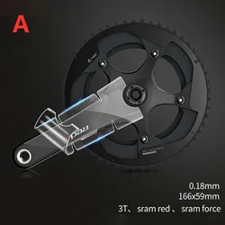 UT R8000 FC6800/DA R9000/105 R7000 Compatible Bicycle Crank Protector Stickers Decals TPH Film Shimano Dedicated Model