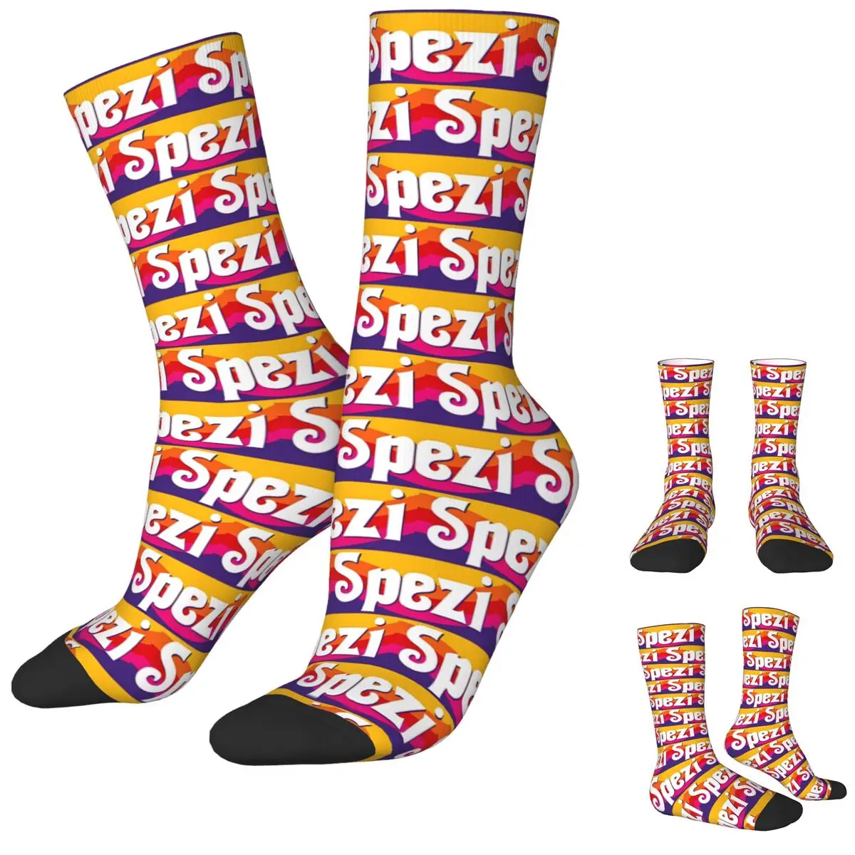 Winter Warm Hip-hop Unisex Paulaner Spezi Socks Germany Soda Drink Non-slip Skateboard Socks