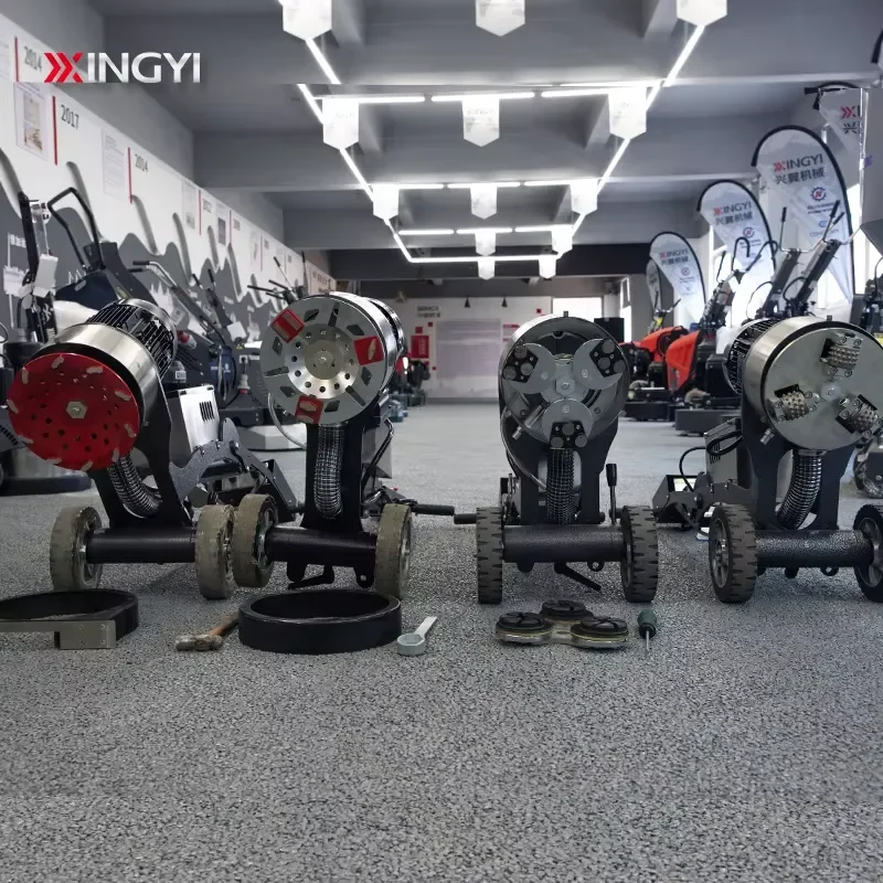 Portable 110V/220V Single Phase Mini 250mm 10 Inch Floor Angle Grinding Machine Concrete Edge Grinder