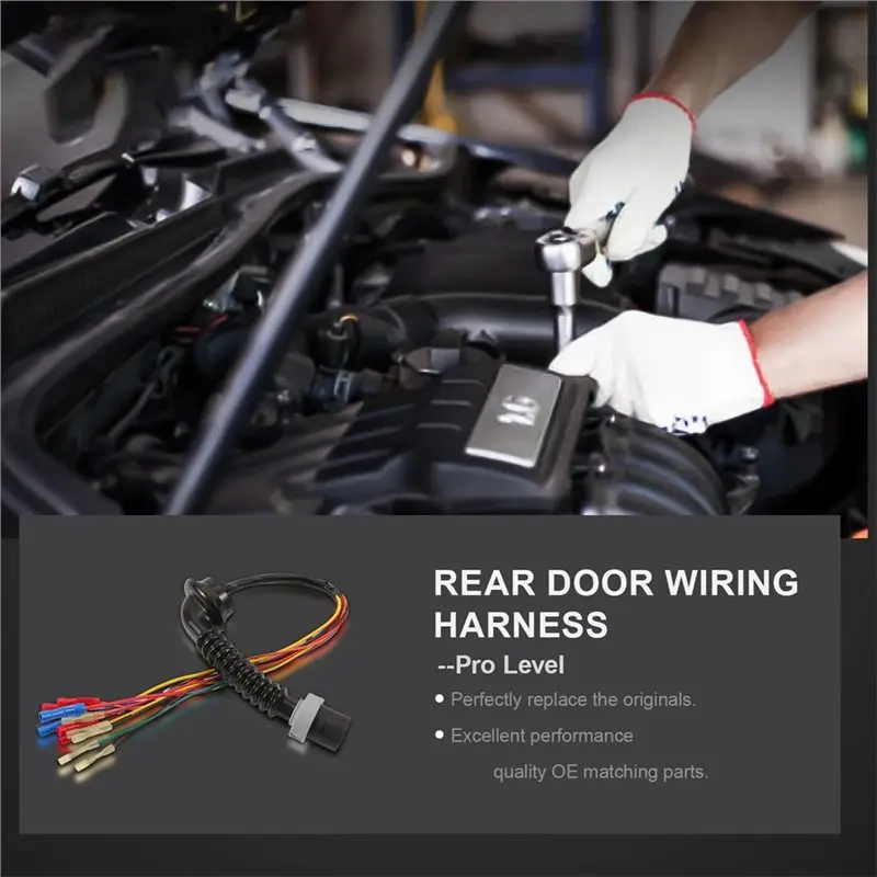 Rear Door Wiring Electrical Harness Connector Set(24467669 13198999) For Astra H Caravan(13142400 6280538)