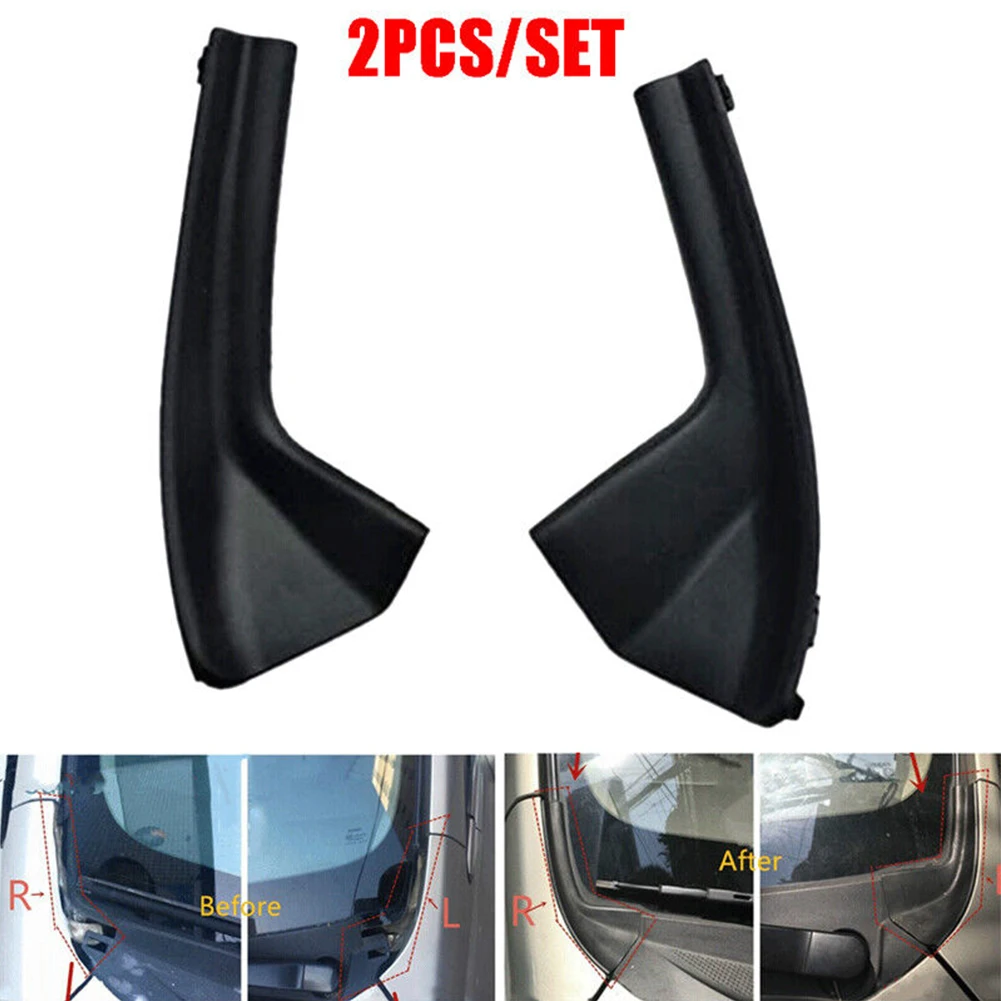 

2Pcs Car Windshield Wiper Side Trim Cover Right Left Water Deflector Cowl Plate 66895-ED50A+66894-ED500 For Nissan Tiida