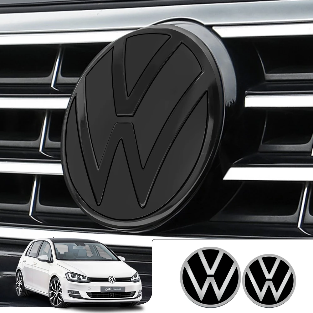 Car Front Grill/Rear Emblem Lid Covers Logo Sticker For Volkswagen VW Golf 8 MK8 Passant Variant Arten CC Arteon T-ROC 2021-2023