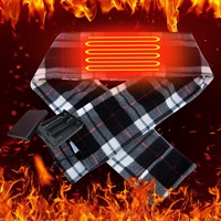 Winter Electric Heating Scarf Heating Scarf Export Heating Scarf Shawl Fleece Long Scarf Battery Box Power Supply Power Supply