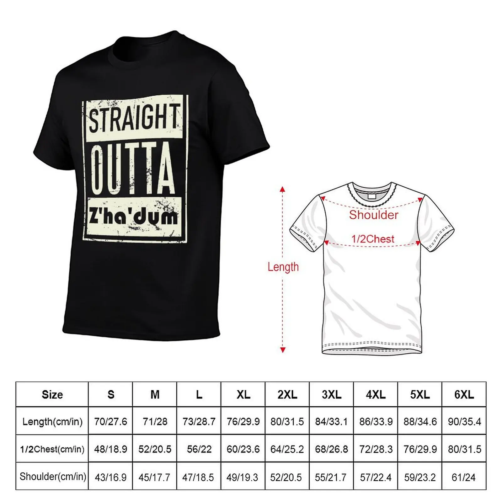 Straight out of Z'ha'dum - Babylon 5 V2 T-Shirt man t shirt anime t shirts Short sleeve tee men