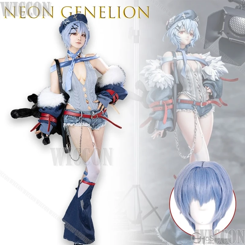 

Neonesis Girls Re Косплей Модная одежда Женская сексуальная униформа для девочек Мини-юбка наряд Сексуальная вечеринка Disfraz Mujer Comic Con Ролевая игра
