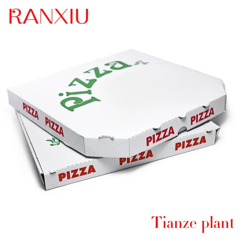 Custom Hexagon shaped Paper Pizza Box Disposable Kraft Paper Hexagon Pizza Box Paper Pizza Box For Sale