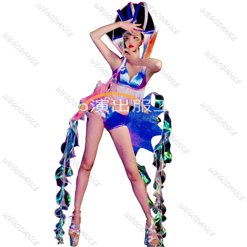 Ocean Series Multiple Personalized Bikini Sets GOGO DS DJ Show Atmospheric Performance Clothing