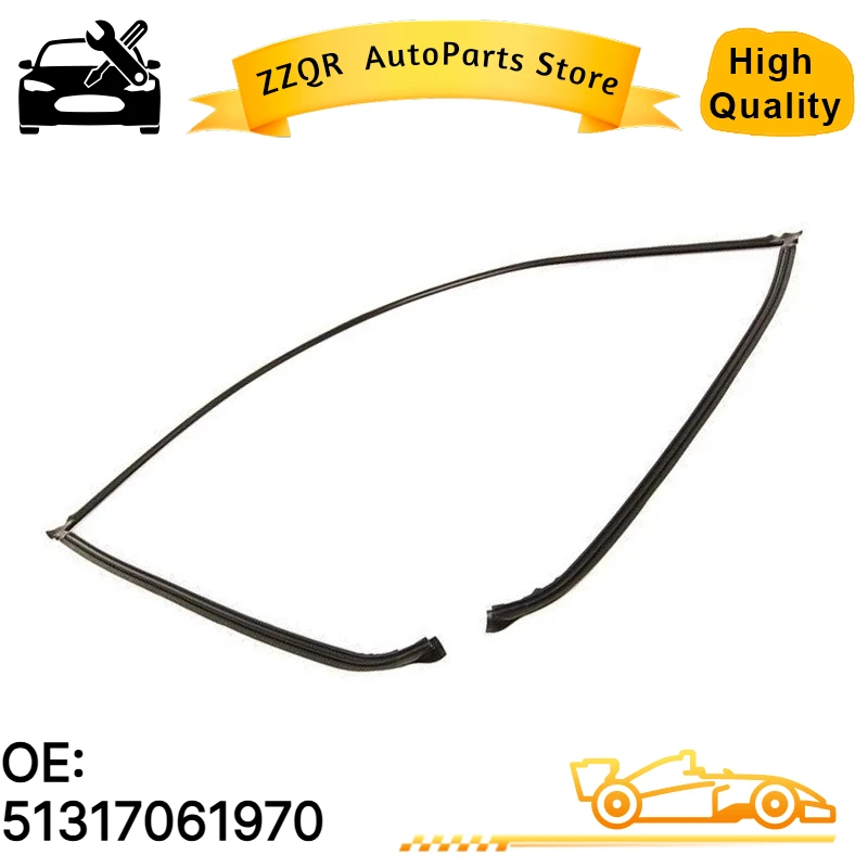 51317061970 Car Rear Upper Trunk Windshield Upper Moulding Trim Seal For BMW 3 Series E90 325i 328i 330i 335i M3 2006-2011